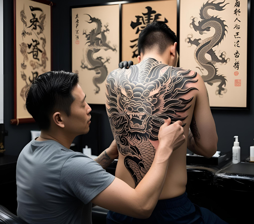 Hiroshi Tanaka, tatuador do estúdio